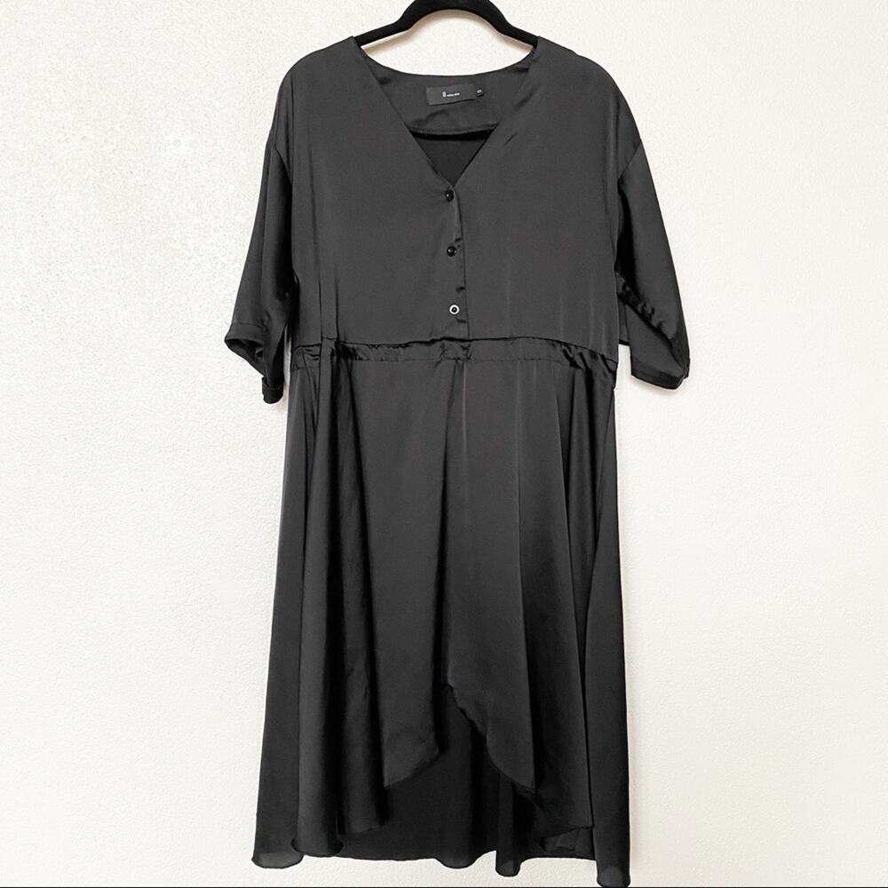 8 Online Shop V-Neck Silky Hi Lo Dress Size Small